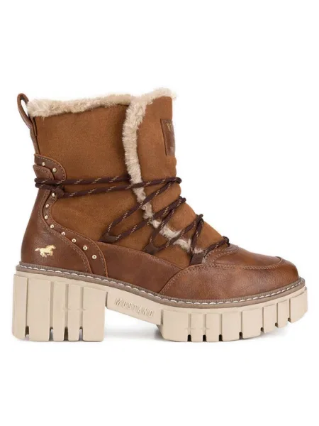 Mustang Зимни обувки кафяв