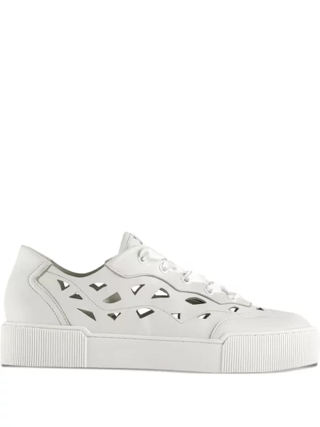 Маратонки Högl с връзки с дантела бяло