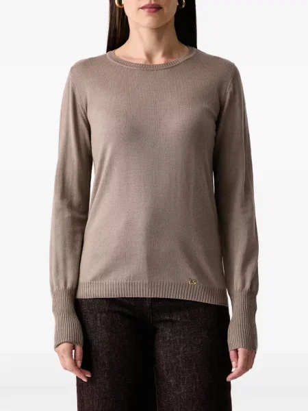 Lung tricou Luisa Spagnoli maro