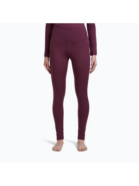 Pantaloni termoactivi pentru femei Icebreaker Merino Oasis High Rise Leggins dark berry