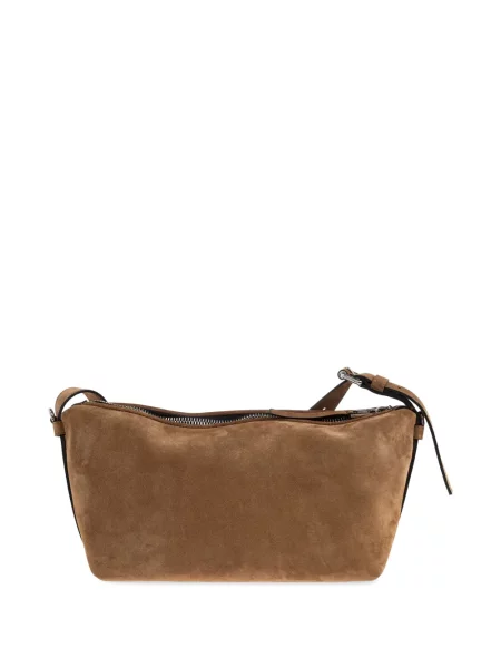 Geantă Moschino din piele maro