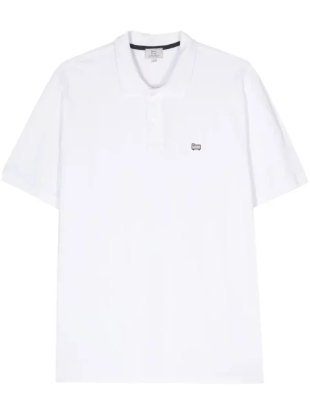 Polo Woolrich alb