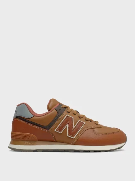 Кожаные кроссовки New Balance