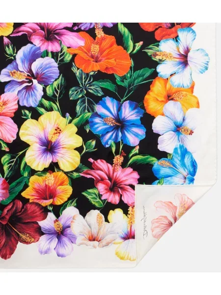 Fular Dolce&gabbana de mătase cu model floral