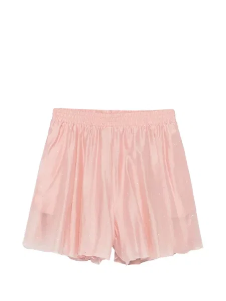 Stras pantaloni scurți Actualee roz