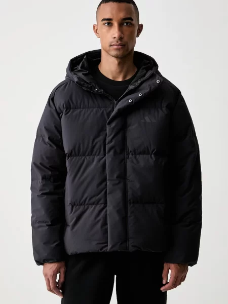 Adidas geacă cu puf pentru bărbați negru