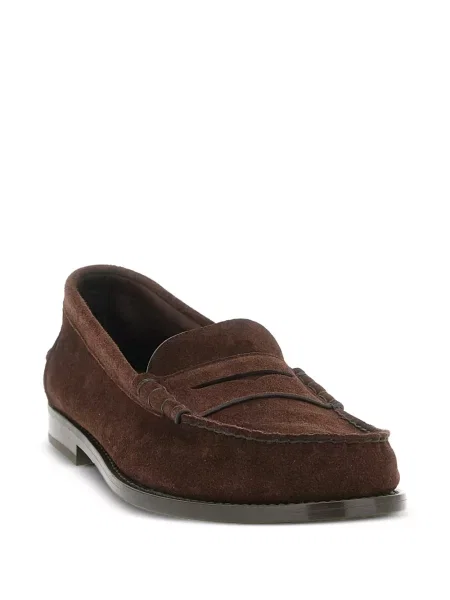 Pantofi loafer Church's din piele de căprioară maro