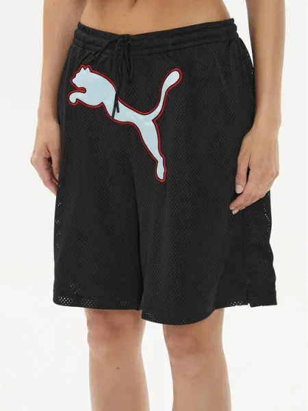 Puma Pantaloni scurți sport DUA LIPA negru