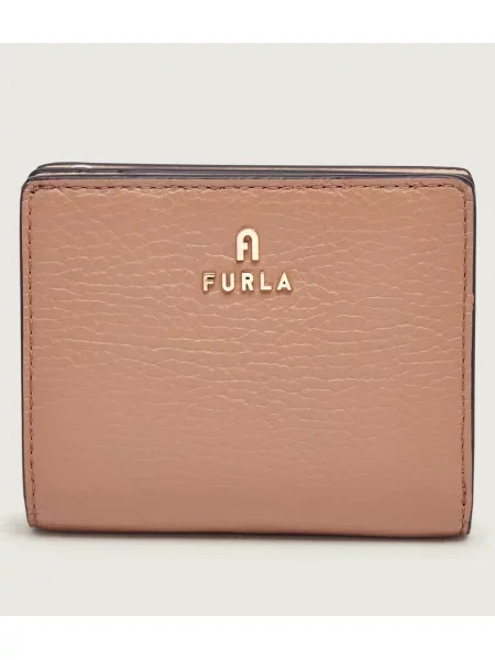 Furla Bőr pénztárca Furla Camelia barna
