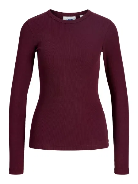 JJXX Tricou JXFREYA vin roșu