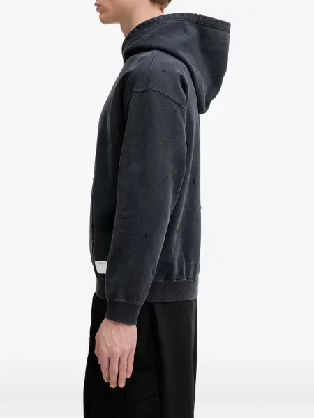 Hoodie Neighborhood με φθαρμένο εφέ γκρι
