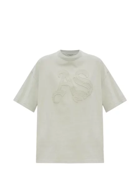 Tricou Allsaints cu aplicații verde