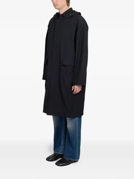 Geacă parka Our Legacy cu glugă negru