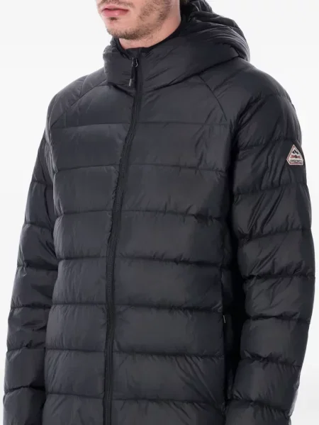 Palton Pyrenex cu glugă negru
