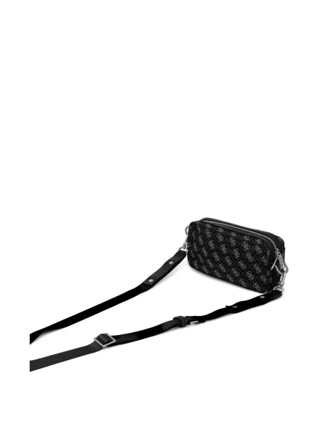 Geantă crossbody Guess cu imagine negru