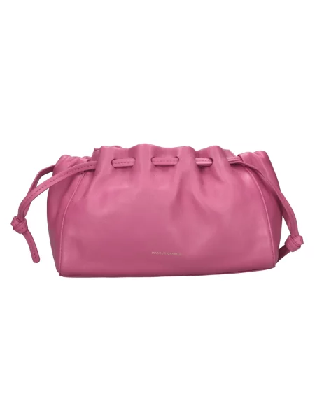 Torebka Mansur Gavriel skórzana różowa