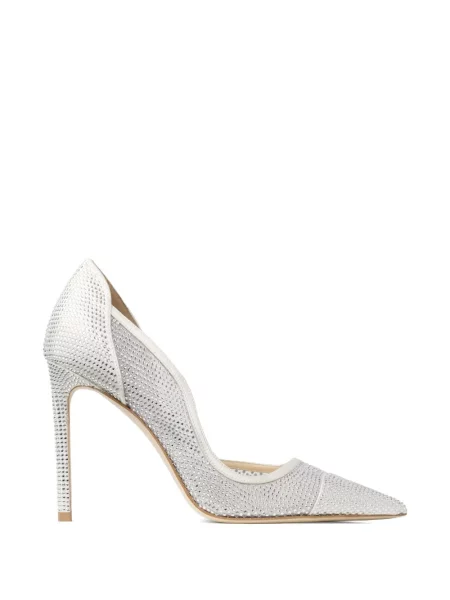 Pantofi cu toc Jimmy Choo alb