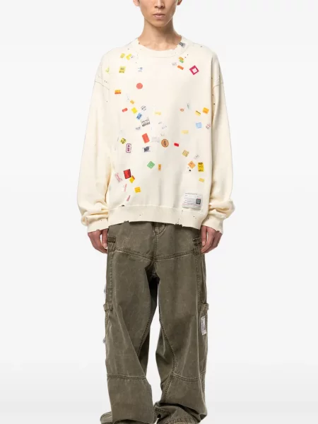Pulover Maison Mihara Yasuhiro tricotate