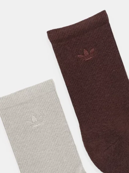 Шкарпетки adidas Originals коричневий