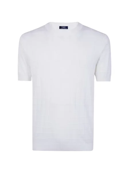 Tricou Barba tricotate alb