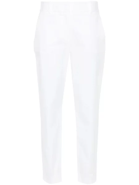 Pantaloni Eleventy alb