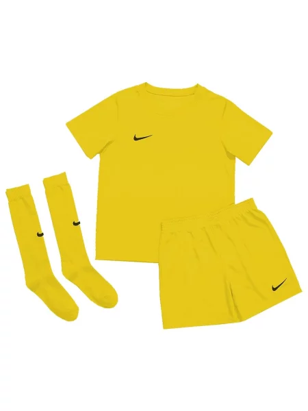 NIKE Komplet sportowy dla dzieci DRY Park Kit Set żółty