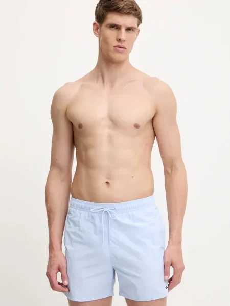 Плувни шорти Tommy Hilfiger синьо светлосиньо