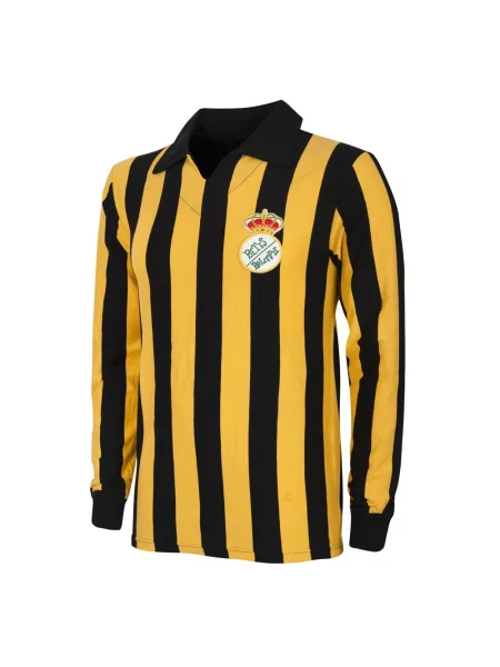 Koszulka retro piłkarska dla dorosłych Real Betis / Żółty czarny