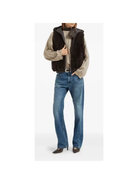 Jeansy Brunello Cucinelli niebieskie