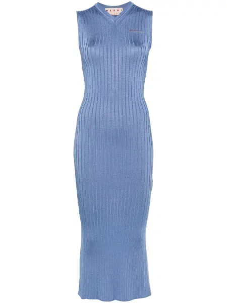 Rochie maxi Marni tricotate cu autograf