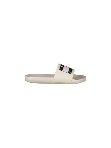 Tommy Jeans Pool Slide Ess ecru pánske žabky biela
