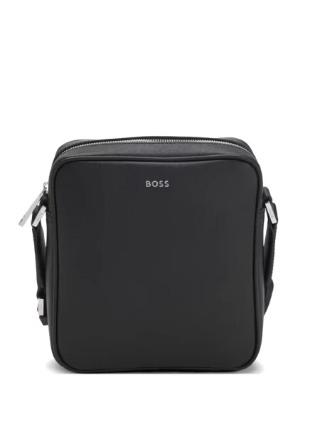 Geantă crossbody Boss cu autograf negru