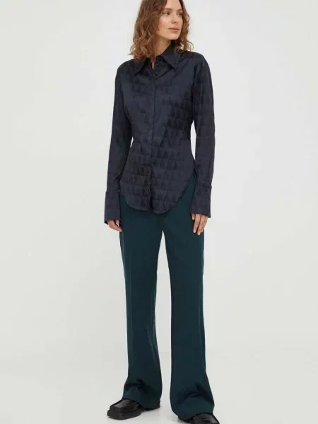 Tiger Of Sweden koszula regular z kołnierzykiem klasycznym granatowy