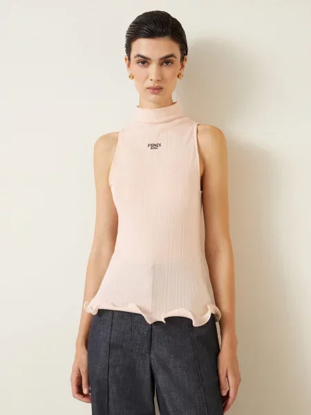 Top Fendi różowy