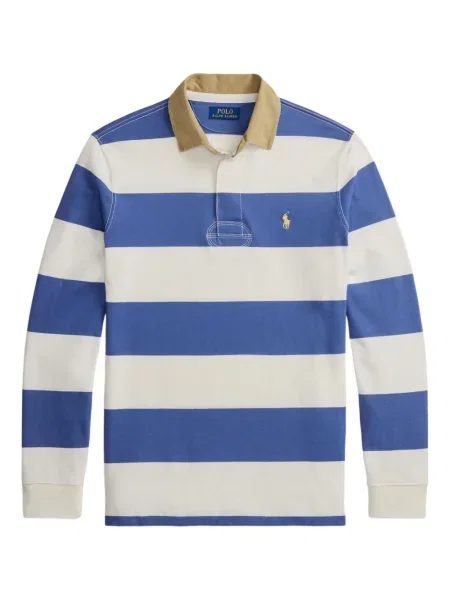 Șapcă Polo Ralph Lauren cu broderie din țesătură twill în carouri albastru