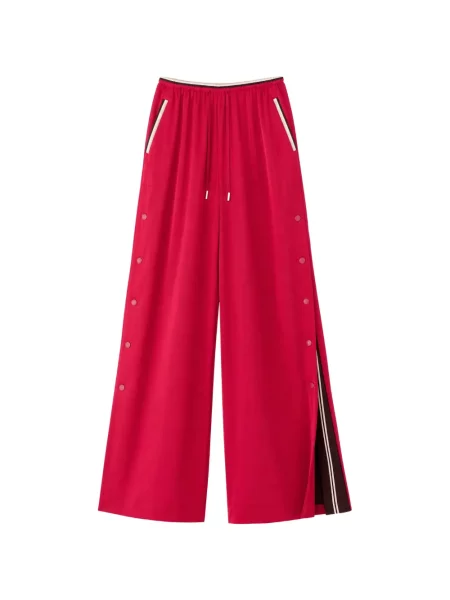 Pantaloni Danamé alergare roșu