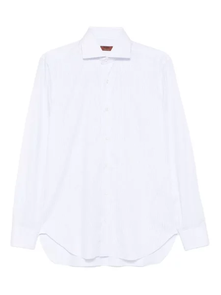 Риза Barba на райета бяло