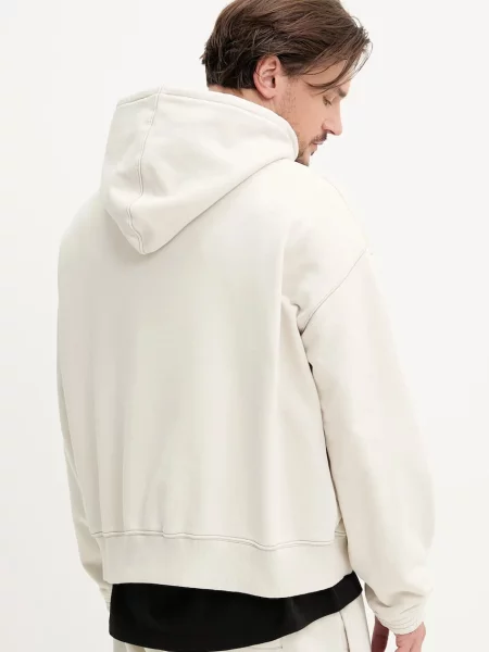 Кофта A-COLD-WALL* Millbank Hoodie з капюшоном однотонна бежевий