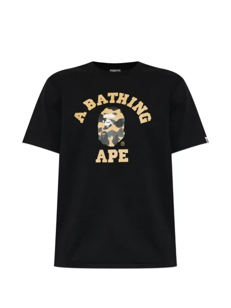 Tricou A Bathing Ape® cu imagine negru