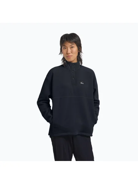 Bluză pentru femei Jack Wolfskin Sumetro Half Zip dark navy albastru închis
