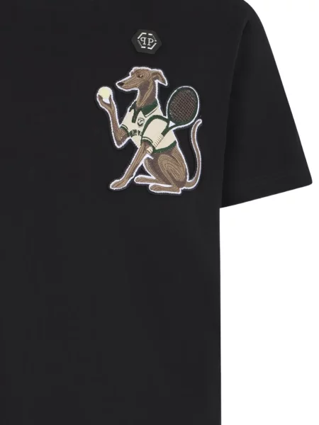 Tricou Philipp Plein tenis negru