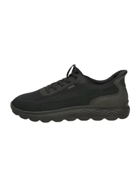 Sneakersy Geox skórzane czarne