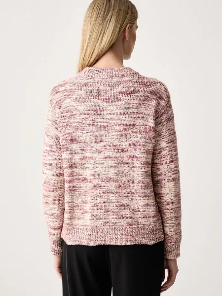 MUNTHE sweter z wełną pomarańczowy