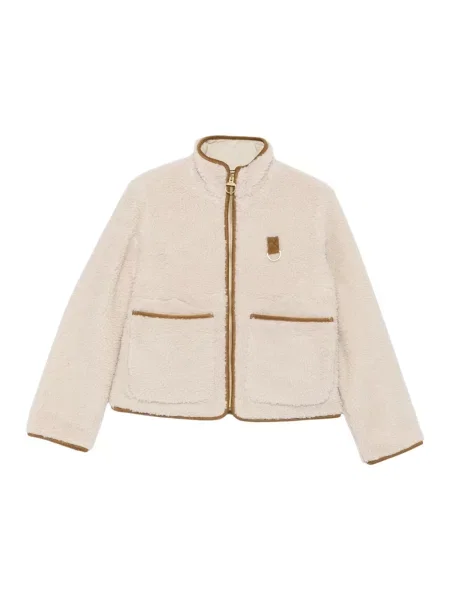 Lniana kurtka Barbour casual beżowa