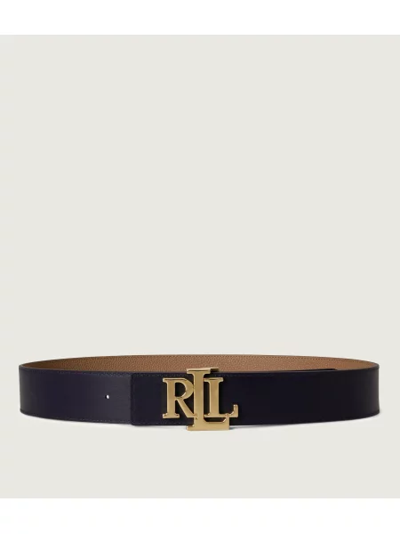 LAUREN RALPH LAUREN Curea din piele cu două fețe maro