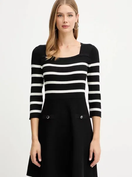 Morgan rochie mini evazați RMPIA negru