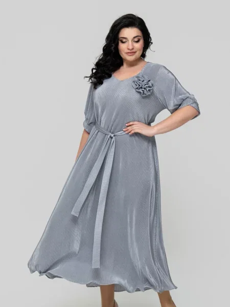 Сукня максі All Posa сірий