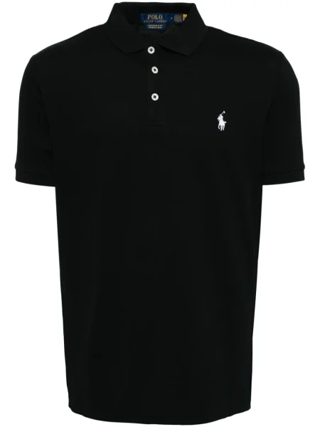 Polo Polo Ralph Lauren cu broderie negru