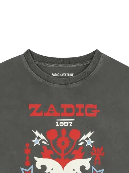 Koszulka dziecięca Zadig & Voltaire szara