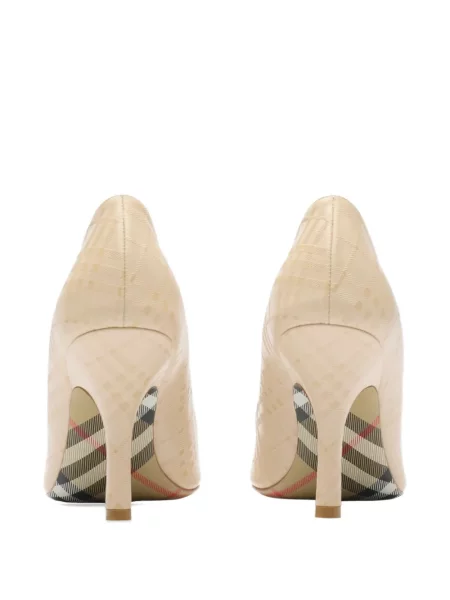 Pantofi cu toc Burberry din piele în carouri